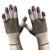 Kleenguard G60 Purple Nitrile Gloves, 240 mm Length, Large/Size 9, B/W, Pair 97432